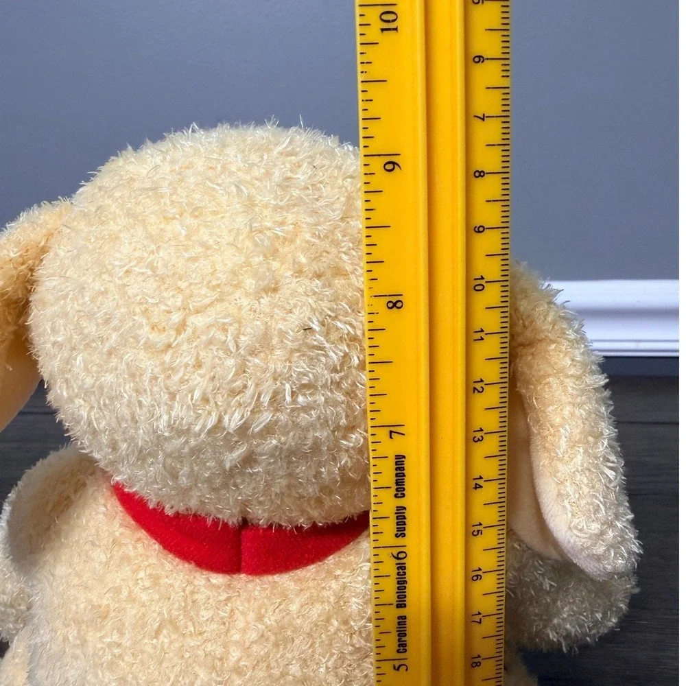 Biscuit the Dog Plush Stuffed Animal Red Collar Bone Tag 2016 Kids Toy 9